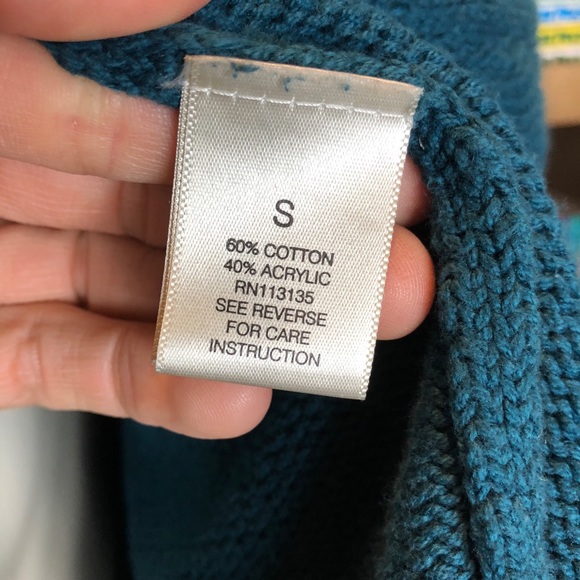 Leo & Nicole Green Knit Cardigan J340 - Picture 6 of 7